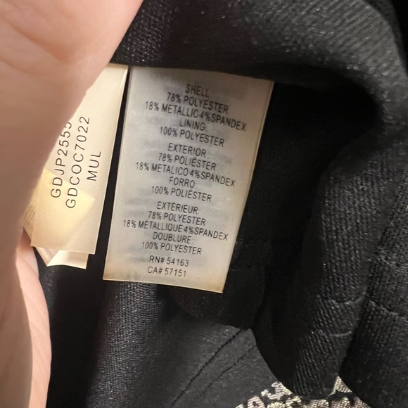 Guess Los Angeles Cocktail Mini Dress Black Gold Leopard Print Size 12 - Picture 9 of 10